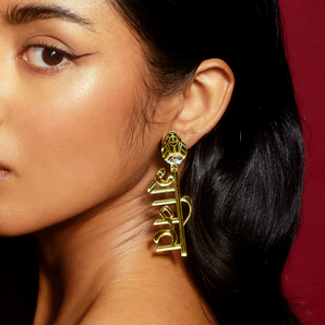 Shakti drop earrings